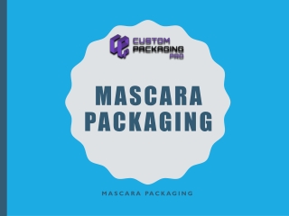 mascara packaging