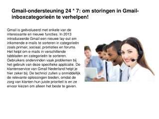 contact op met Gmail nederland