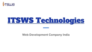 Web Development Company India