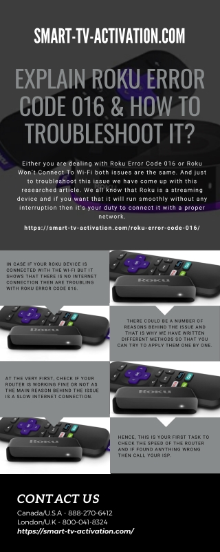 How to Fix Roku Error Code 016-Quick and tested Steps