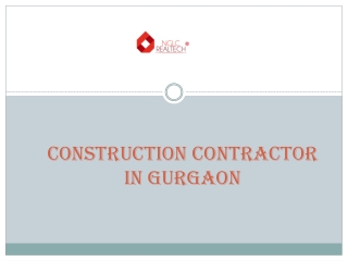 The Construction Contractor In Gurgaon