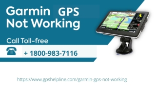 Is your Garmin GPS Stops Working? 1 800-983-7116 Call For Help