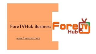 ForeTVHub Business