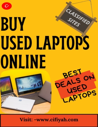 Is it safe to buy used laptops online?
