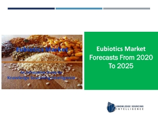 Eubiotics Market  to grow at a CAGR of  7.74%.  (2019-2025)