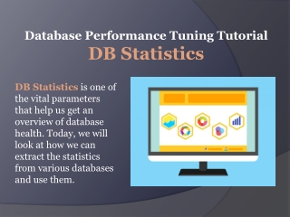 Database Performance Tuning Tutorial – DB Statistics