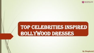 Top celebrities inspired bollywood Anarkali dresses