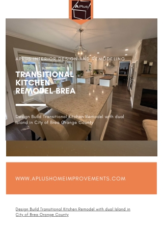 Transitional Kitchen Remodel Brea