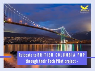 Relocate to British Columbia PNP Through Their Tech Pilot Project