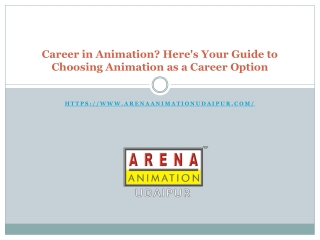 Career in Animation? Here's Your Guide to Choosing Animation as a Career Option