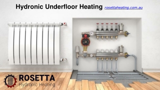 Hydronic Underfloor Heating