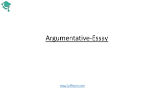 Argumentative Essay   How to make it Effective