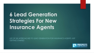 Tips For Lead Generation for Insurance Agents