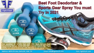 Best Foot Deodorizer & Sports Gear Spray You must Try in 2021