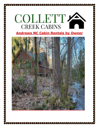 Andrews NC Cabin Rentals by Owner