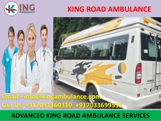 Take Finest ICU Ambulance Service in Patna and Varanasi by King