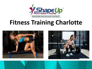 Fitness Training Charlotte