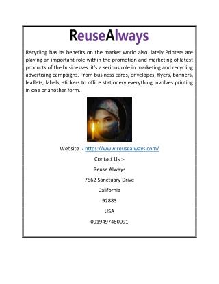 Recycling Awareness Platform | Reusealways.com