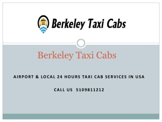 Berkley Taxi Cab