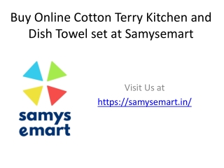 Buy Online Cotton Terry Kitchen and Dish Towel set 8 pack Checked Black