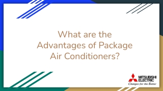 What are the Advantages of Package Air Conditioners?