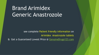 Generic Anastrozole Brand Arimidex Tablet Medication Cost, Doses Uses