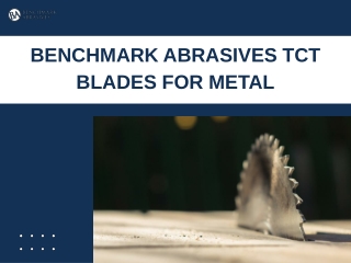 TCT Blades for Metal