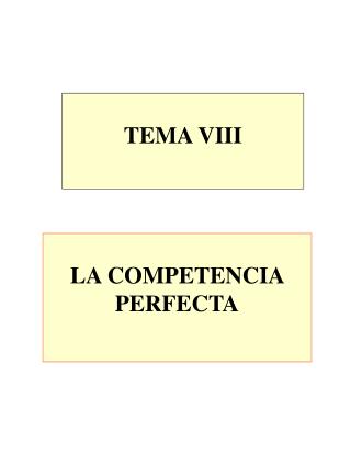 TEMA VIII