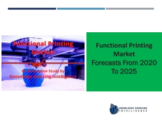 Functional Printing Market to grow at a CAGR of  20.13%  (2020-2025)