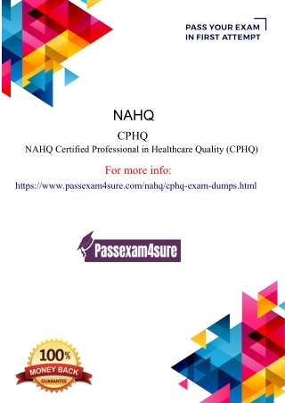 Free NAHQ CPHQ Sample Questions | PassExam4Sure.com