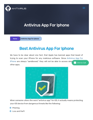 Best Antivirus App For iPhone of 2021 | clean-my-pc.com
