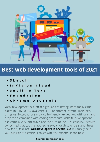 Best web development tools of 2021
