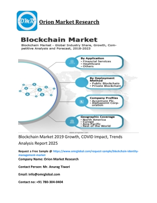 Blockchain Market 2019 Growth, COVID Impact, Trends Analysis Report 2025