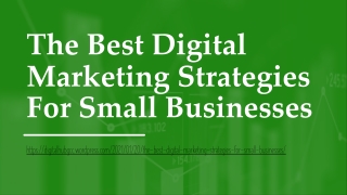 The Best Digital Marketing Strategies For Small Businesses