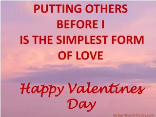Valentine Wishes for Friends Family