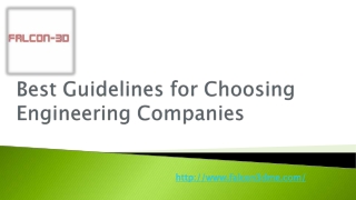 Best Guidelines for Choosing Engineering Companies