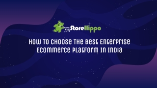 Why Choose The Best Enterprise Ecommerce Platform In India