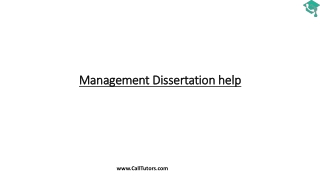 management dissertation help