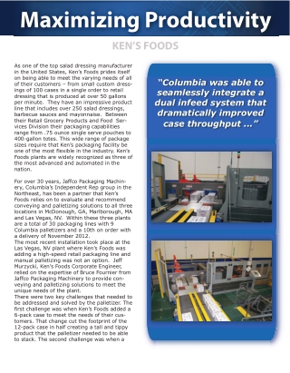 Columbia Machine Engineering | Case study