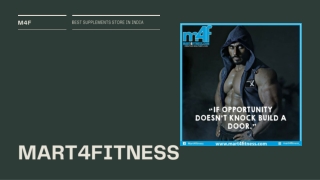 Supplement Store Online India -Mart4fitness