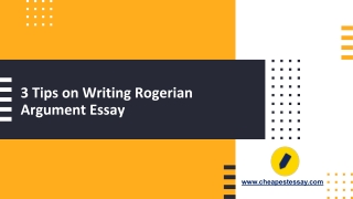 3 Tips on Writing Rogerian Argument Essay