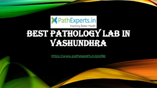 Best pathology lab in vashundhra