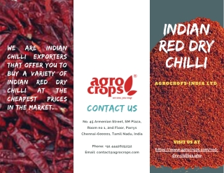 Buy Indian Red Dry Chilli
