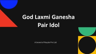 God Laxmi Ganesha Pair Idol - Razzle Box