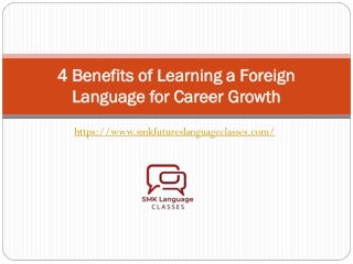 Benefits of Learning a Foreign Language