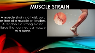 muscle strain