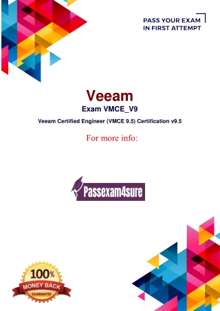 VMCE_V9 PDF Dumps | Recently Updated Questions - PassExam4Sure