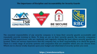 Security Companies in Surrey BC