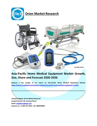 Asia-Pacific Home Medical Equipment Market Research and Forecast 2020-2026