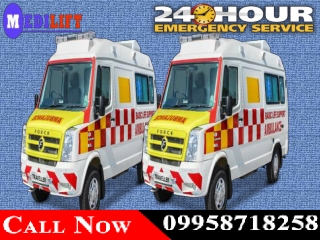 Use Medilift Ambulance in Saguna More and Rajendra Nagar (Patna) at Genuine Budget with Medical Team